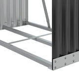 Log Holder Anthracite 80x45x120 cm Galvanised Steel 364559