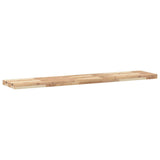 Floating Shelves 4 pcs 160x30x4 cm Untreated Solid Wood Acacia 3279470