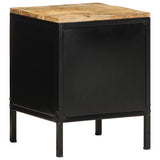 Bedside Cabinet Brown and black 30 x 30 x 40 cm 4019639