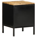 Bedside Cabinet 2 pcs Brown and black 30 x 30 x 40 cm 4019640