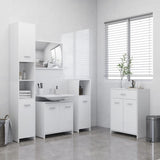 4 Piece Bathroom Furniture Set White 3071711