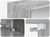 Bathroom Mirror Cabinet Grey Sonoma 100 x 14.5 x 70 cm 889132