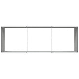 Planter Anthracite 290 x 100 x 45 cm Galvanised Steel 42018221