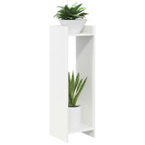 Plant Stand 2 pcs White 30 x 30 x 100 cm Engineered Wood 899563