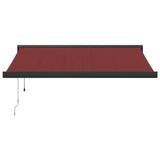 Automatic Retractable Awning Burgundy 350x250 cm 3215329