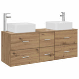 Bathroom Cabinet Set 3 pcs Artisan Oak 49.5 x 41 x 63 cm 3405834