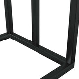 Freestanding Towel Rack Black 48x24x79 cm Iron 343090