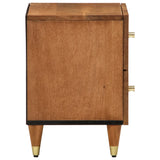 Bedside Cabinets 2 pcs 40x33x46 cm Solid Wood Mango 358283