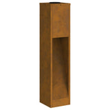 Solar Led Pathway Light 2 pcs Bronze Weathering Steel 879722