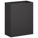 Garden Planter 2 pcs Black 40 x 20 x 40 cm Cold-rolled Steel 8005401