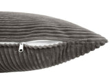 Cushion Cover 12 pcs ALMELO Dark Grey 40 x 80 cm Corduroy 914610