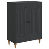 Sideboard Black 66 x 34.5 x 90 cm Engineered Wood 894126