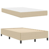 Bed Frame with Mattress Light Green Grey 120 x 200 cm Fabric 3399119