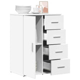 Sideboard White 59x39x80 cm Engineered Wood 840534