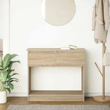 Console Table with Drawers Sonoma Oak 85.5x38.5x74.5 cm 861393