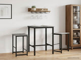 Bar Stool 2 pcs Grey Sonoma 40 x 32 x 64 cm Engineered Wood 8006188