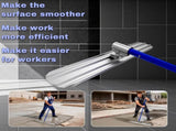 488 Concrete Bull Float with Trowel, Aluminium Alloy Concrete Finishing Tool, Adjustable 28627498