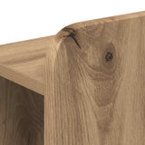 Headboard Cabinet with Storage Artisan Oak Engineered Wood 8001209
