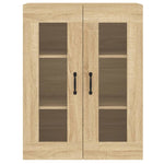Wall Mounted Cabinets 2 pcs Sonoma Oak Engineered Wood 3197907