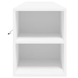 TV Wall Cabinet with LED White 180x31x39.5 cm 3307954