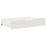 Under-Bed Drawers 2 pcs White 85x55x17 cm Solid Wood Pine 850927
