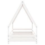 Kids Bed Frame White 90x190 cm Solid Wood Pine 834493
