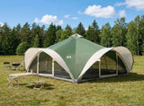 Tipi Tent with Roof Green 18-Person Polyester and Steel 42028619