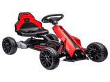 12V Electric Go Kart for Kids, Ride-On Racing Go Kart with Forward Reversing, Rechargeable Battery, T3398P348370
