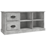 TV Cabinet Concrete Grey 102x35.5x47.5 cm Engineered Wood 816180