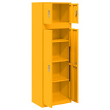 Storage Cabinet 2 pcs Mustard Yellow 60 x 40 x 180 cm Steel 3438702