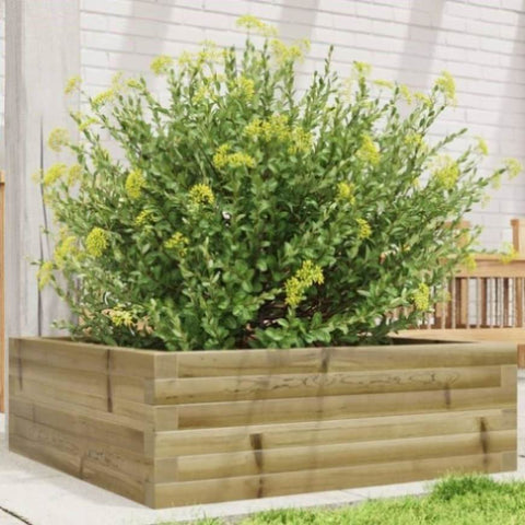 ZNTS Garden Planter 70x70x23 cm Impregnated Wood Pine 847197