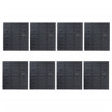 141 Piece Storage Bin Kit with Wall Panels Red and Black 150814