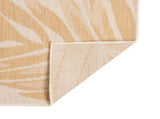 Outdoor Flatweave Rug 160x230 cm Leaf Pattern 340860