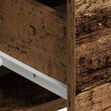 Highboard with Drawer Old wood 80 x 33 x 150 cm Engineered wood 3334343