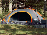 Camping Tent 2-Person Grey and Orange Quick Release 4004163