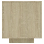 TV Cabinet with LED Lights Sonoma Oak 160x35x40 cm 804430