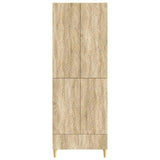 Cabinet Set 2 pcs Sonoma Oak Engineered Wood 3416693