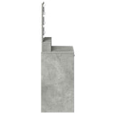 Dressing Table Concrete Grey 50 x 41 x 135 cm Engineered Wood 865094