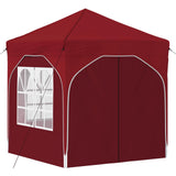 Pop-up Party Tent 192 x 192 x 245 cm Burgundy 42019840