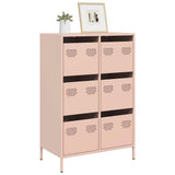 Highboard Pink 68x39x101.5 cm Steel 851221