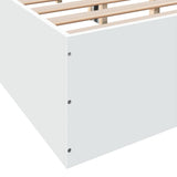 Bed Frame without Mattress White 150x200 cm 3281007