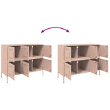 Sideboard Pink 100.5x39x79 cm Steel 843097