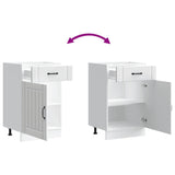 Kitchen Base Cabinet Lucca White Engineered Wood 853717