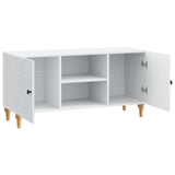TV Cabinet White 102 x 34.5 x 50 cm Engineered Wood 894235