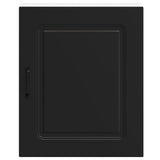 Kitchen Wall Cabinets 2 pcs Kalmar Black Engineered Wood 853560