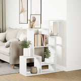 Room Divider Bookcase White 92x29x112 cm Engineered Wood 858120