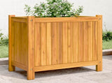 Garden Planter with Liner 54x31x50 cm Solid Wood Acacia 366431