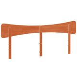 Headboard Wax Brown 180 cm Solid Wood Pine 844768