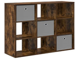 Sideboard with Drawer Smoked Oak 88.5 x 29 x 84.5 cm 8000488