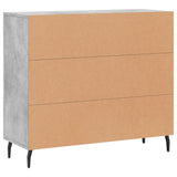 Sideboard Concrete Grey 90x34x80 cm Engineered Wood 828128